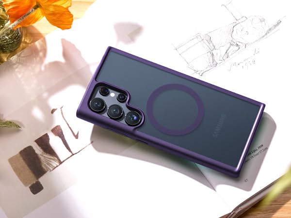 Amazon.com: TORRAS Magnetic Shockproof for Samsung Galaxy S24